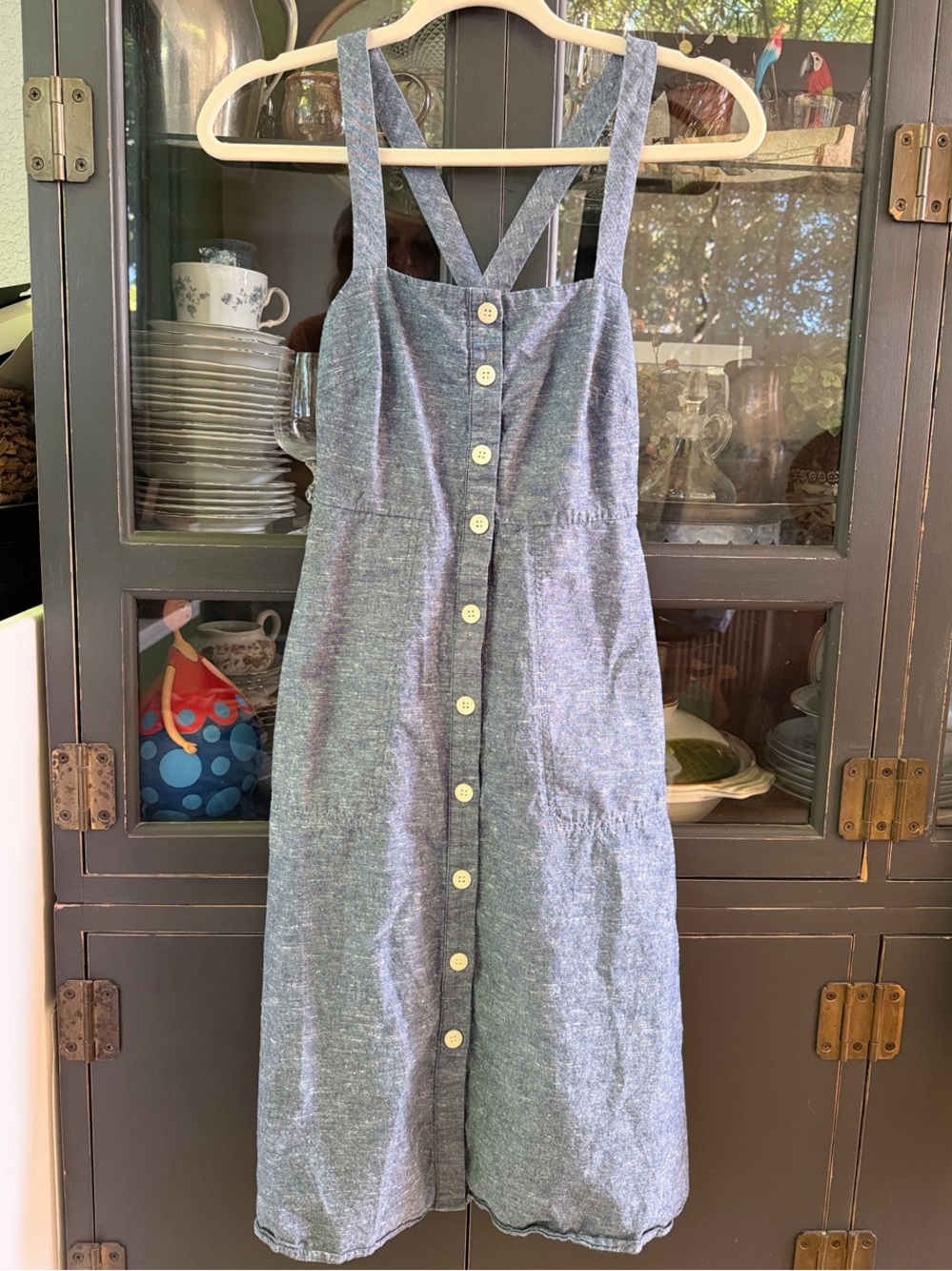 Madewell Chambray Blue Button-Up Shirt